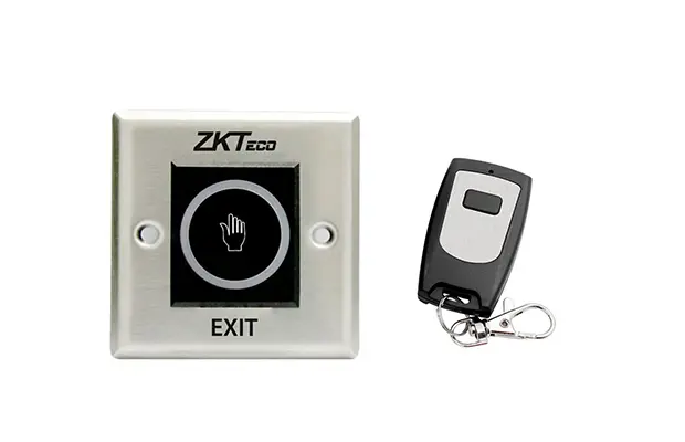 ZKTeco TLEB101-R Contactless Exit Button - No-Touch Infrared Sensor for Door Release