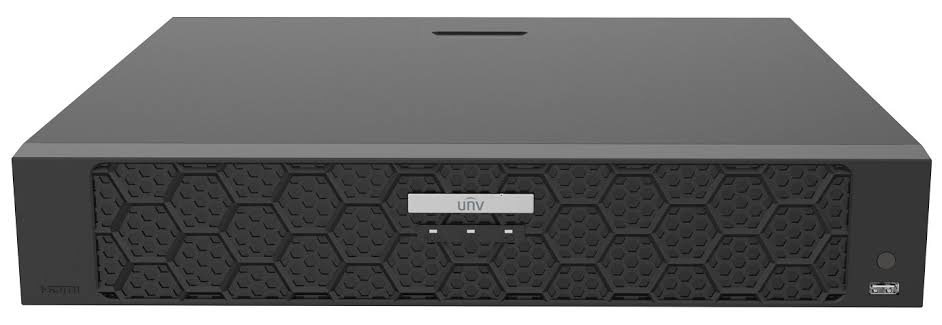 جهاز تسجيل يوني فيو (64 قناة) IQ - موديل NVR504 64E IQ | دعم دقة 4K و 4 هارد ديسك وذكاء اصطناعي