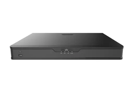 جهاز تسجيل يوني فيو (16 قناة) - موديل NVR302-16S2 | دعم دقة 4K و 2 هارد ديسك وتكنولوجيا Ultra 265