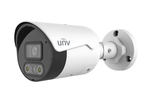 Uniview IPC2122LE-ADF40KMC-DLP 2MP Tri-Guard IP Camera | 24/7 Color & Active Deterrence (Sound & Light)