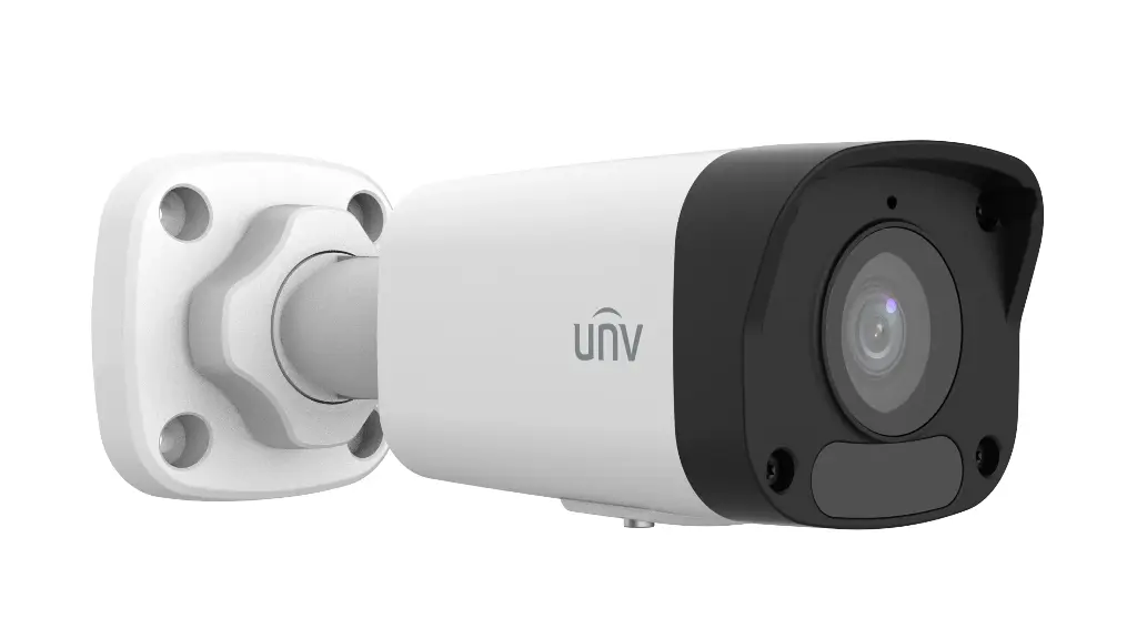 Uniview 2MP IP Bullet Camera with Built-in Mic - IPC2122LB-ASF40K-A | Full HD Audio Security