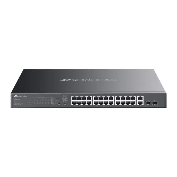 TP-Link 28-Port Gigabit Smart Managed PoE Switch - ES228GMP | 24-Port PoE+ Enterprise Security