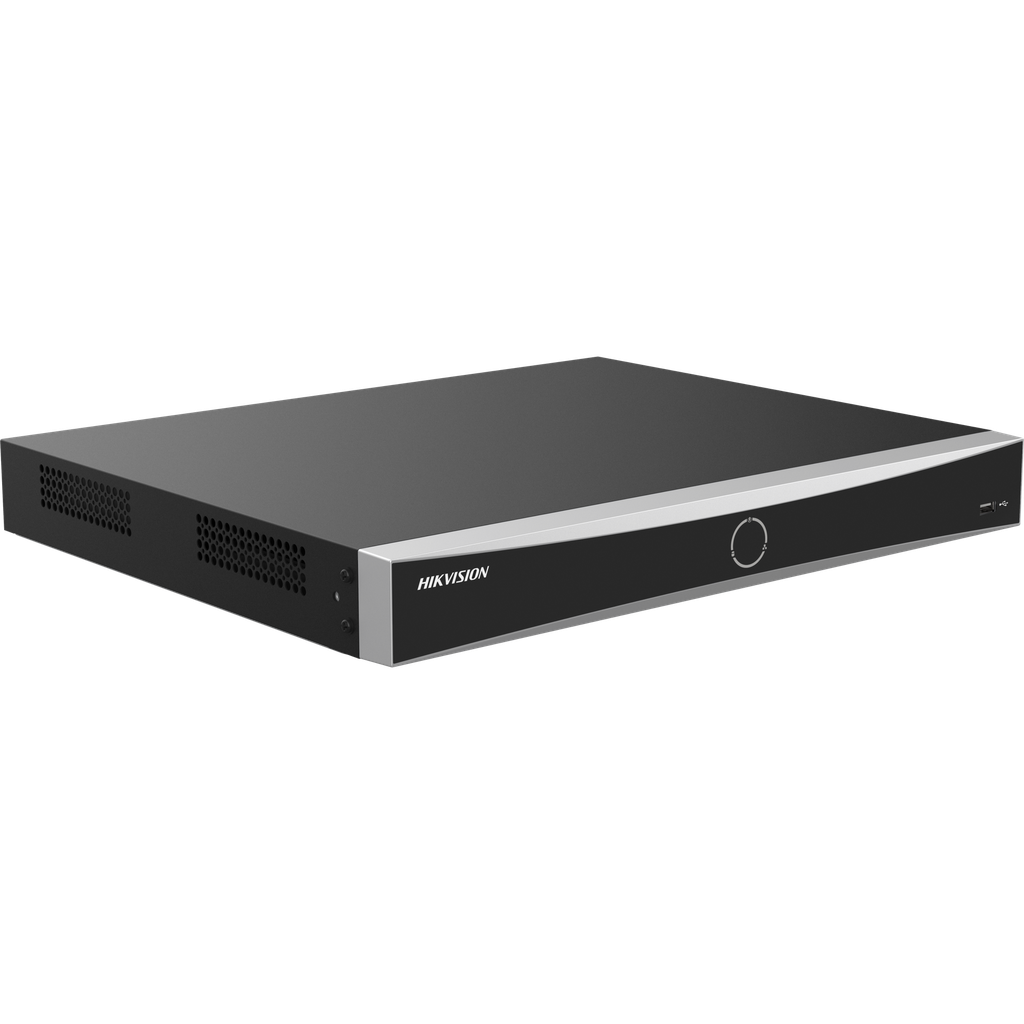جهاز تسجيل هيك فيجن NVR ذكي (16 مخرج) - موديل DS-7616NXI-K2(E) | دقة 4K وتقنية AcuSense ومنفذين للهارد