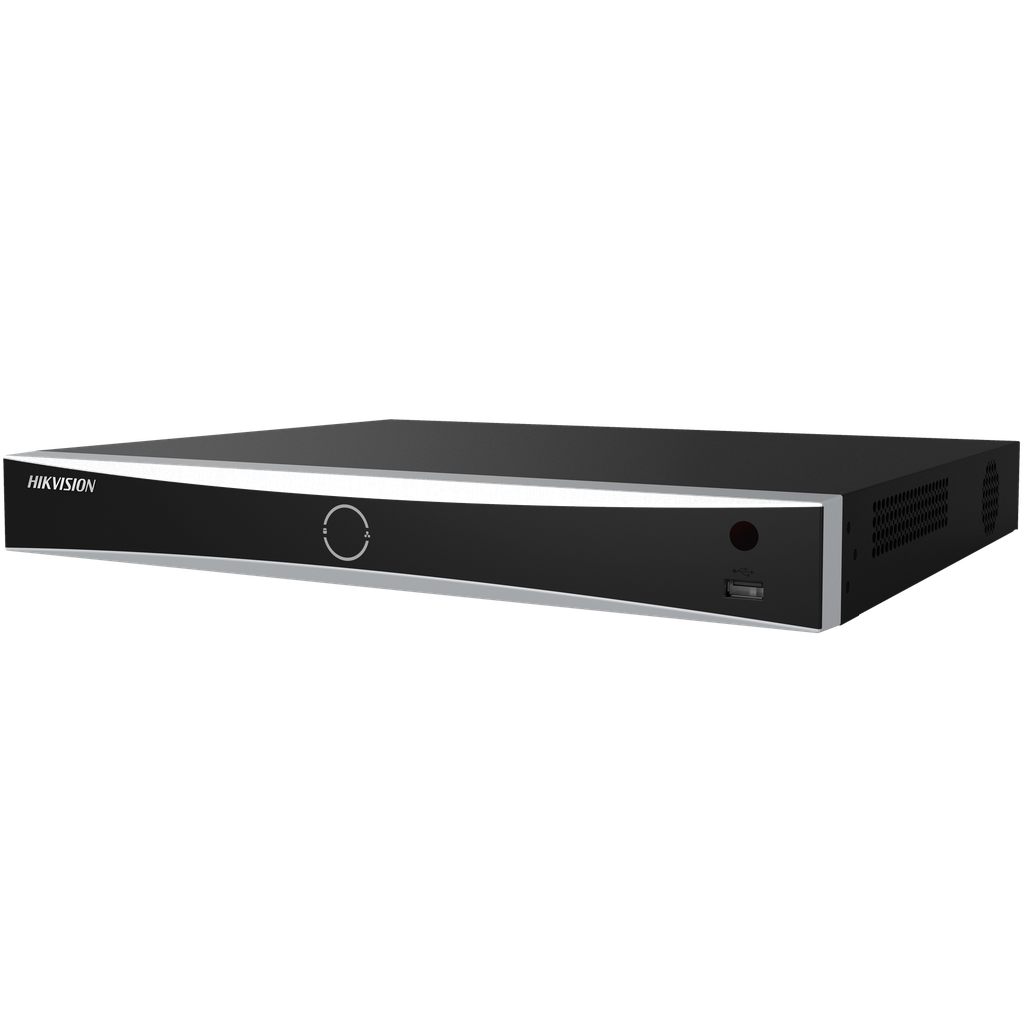 جهاز تسجيل هيك فيجن NVR ذكي (16 مخرج) - موديل DS-7616NXI-K2(D) | دقة 4K وتقنية AcuSense ومنفذين للهارد