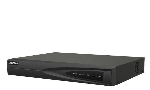 Hikvision 4-Port PoE NVR, 4-Ch 4K NVR, DS-7604NI-K1/4P Egypt, 4-Ch PoE IP Recorder, Home Security NVR.