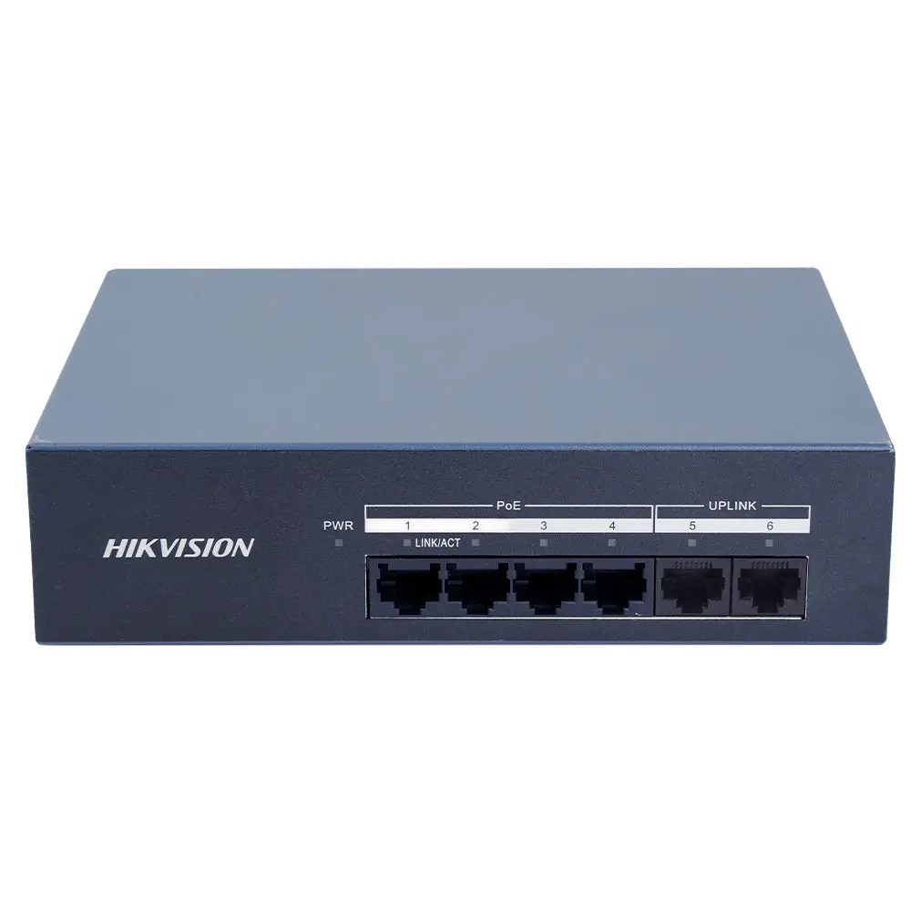 سويتش هيك فيجن جيجابت للطاقة الشمسية (6 مخرج) - موديل DS-XS06G-P | سرعة 1000 ميجابت واستهلاك طاقة فائق الانخفاض