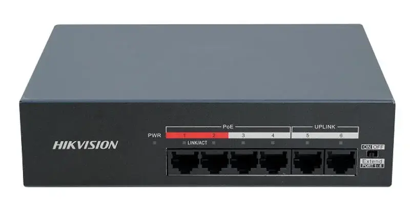سويتش هيك فيجن لأنظمة الطاقة الشمسية (6 مخرج) - موديل DS-XS06-P | استهلاك طاقة ضئيل وتصميم مخصص للمواقع البعيدة