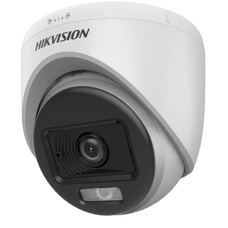 Hikvision 3K ColorVu Dome, 5MP Smart Hybrid Light Dome, DS-2CE70KF0T-LPFS Egypt, 3K Audio Over Coax Dome, Smart Night Vision CCTV.