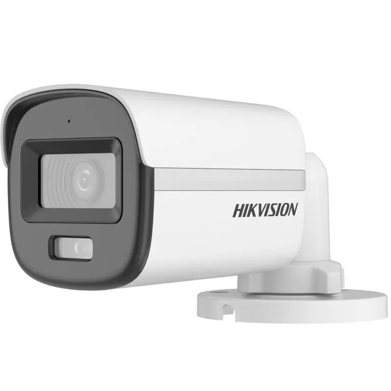 كاميرا هيك فيجن خارجية (2 ميجا) تصوير ملون 24 ساعة - موديل DS-2CE10DF0T-PF | تقنية ColorVu ونظام Turbo HD