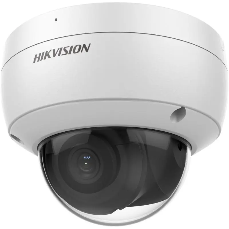 Hikvision AcuSense Dome Mic, 4MP Vandal-proof IP, DS-2CD2143G2-IU Egypt, Built-in Mic Dome, Smart AI Dome CCTV.