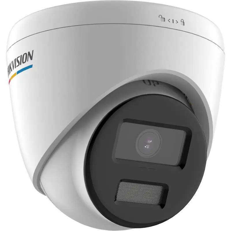 كاميرا هيك فيجن IP (2 ميجا) تصوير ملون 24 ساعة - موديل DS-2CD1327G0-L | تقنية ColorVu وتصميم Turret
