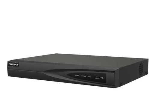 Hikvision 4-Port PoE NVR, 4-Ch 4K NVR, DS-7604NI-K1/4P Egypt, 4-Ch PoE IP Recorder, Home Security NVR.