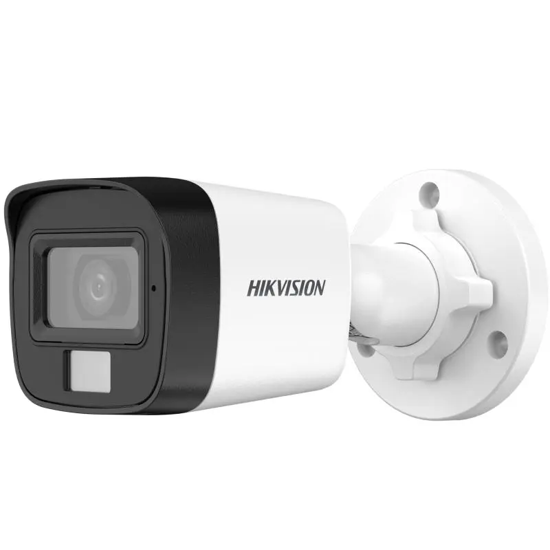 [DS-2CE16D0T-LPFS] Hikvision 2MP Smart Hybrid Light Audio Fixed Mini Bullet Camera
